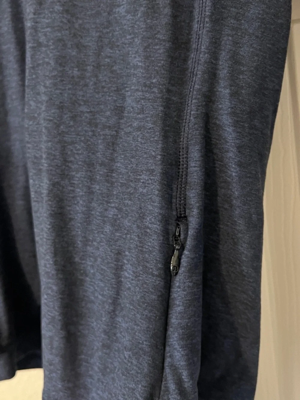 Lululemon Its Rulu Run Long Sleeve Shirt Heathered True Navy/Black